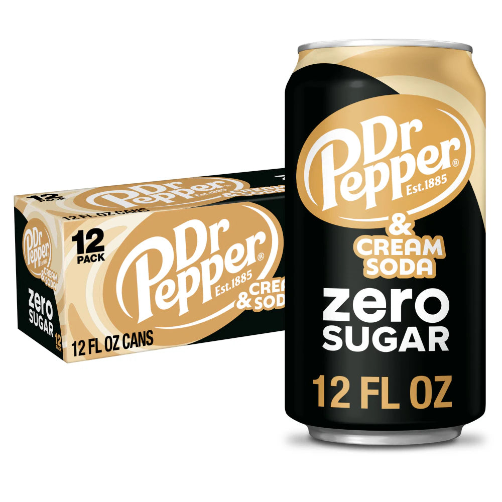 USA Dr Pepper Cream Soda Zero Sugar