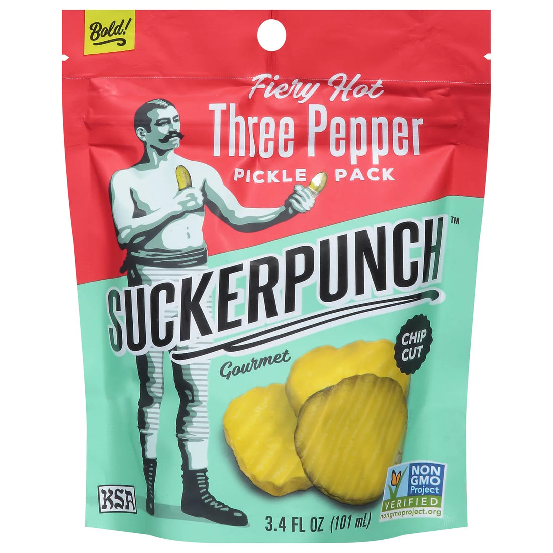 USA Suckerpunch Pickle Chips 3 Pepper