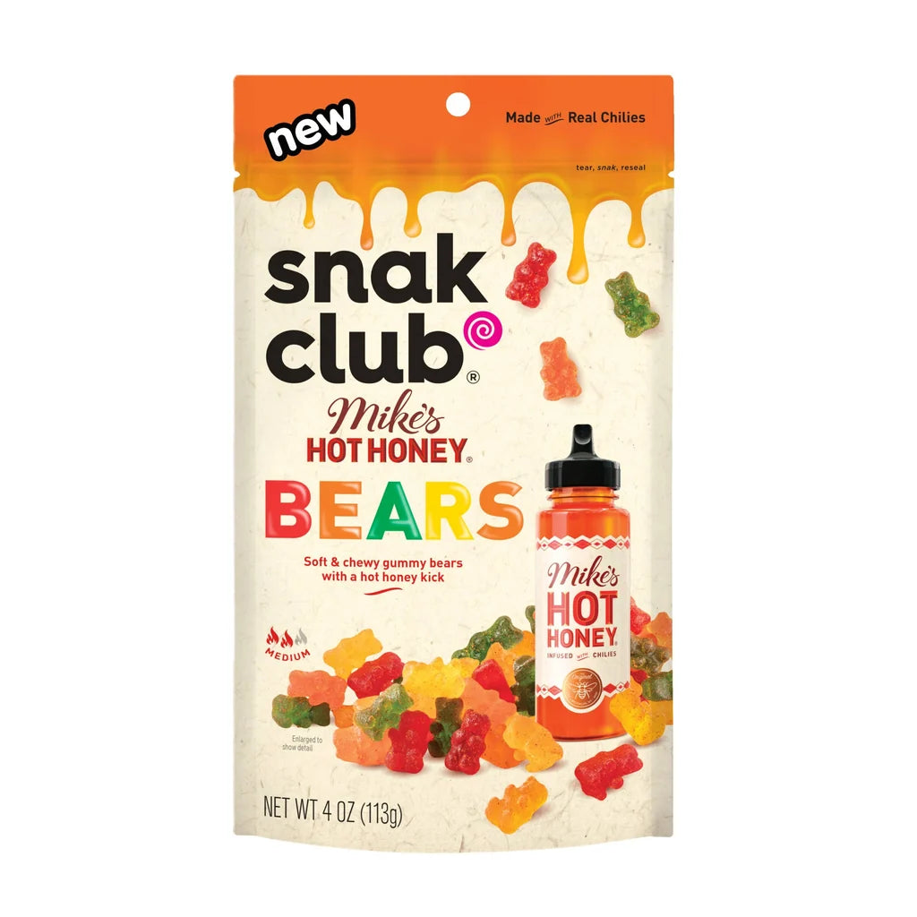 USA Snak Club Mike's Hot Honey Bears