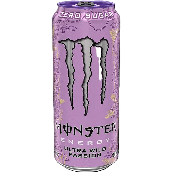 Monster Energy Ultra Wild Passion (includes bottle deposit)