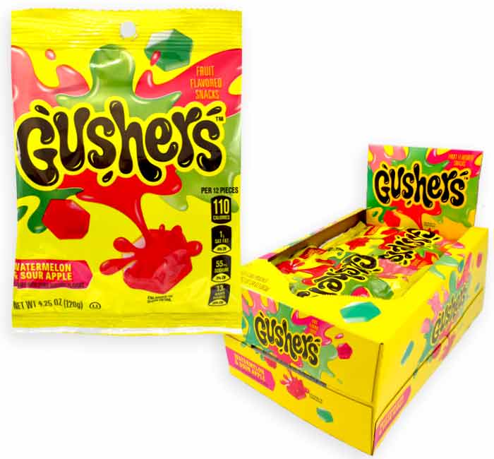 USA Gushers Watermelon Sour Apple