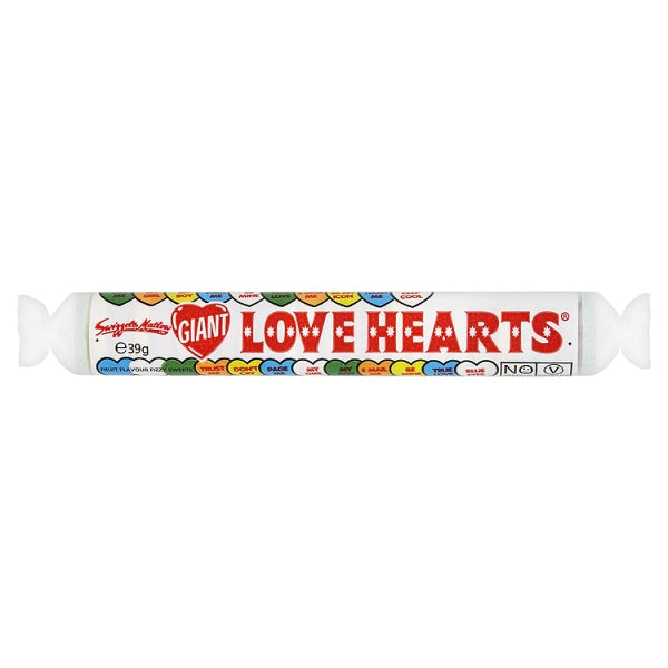 UK Swizzels Love Hearts Tube