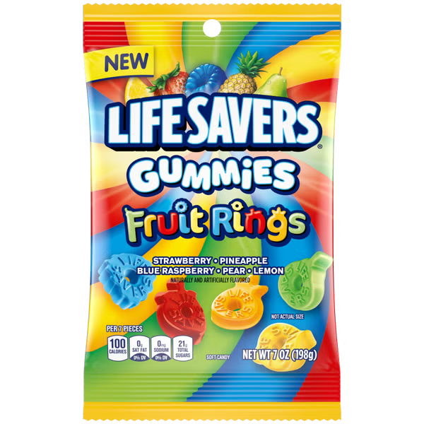 USA Lifesavers Gummy Fruit Rings