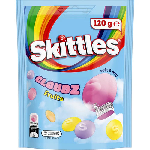 UK Skittles Squishy Cloudz Fruit