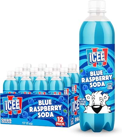 USA Icee Blue Rasp Soda