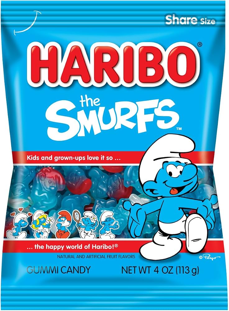 USA Haribo Smurfs