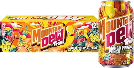 USA Mountain Dew Trolli Mango Pineapple Punch