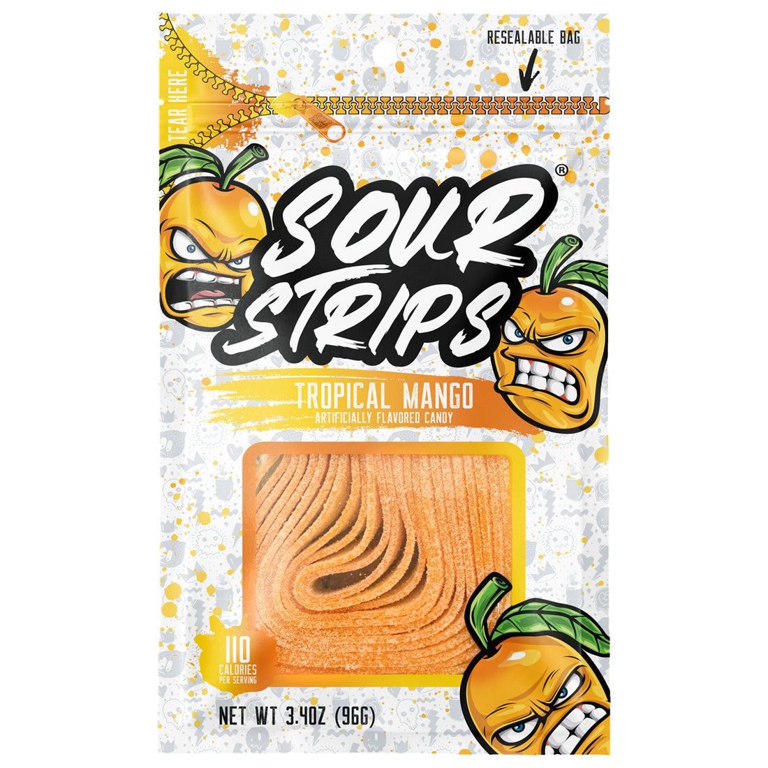 USA Sour Strips Tropical Mango