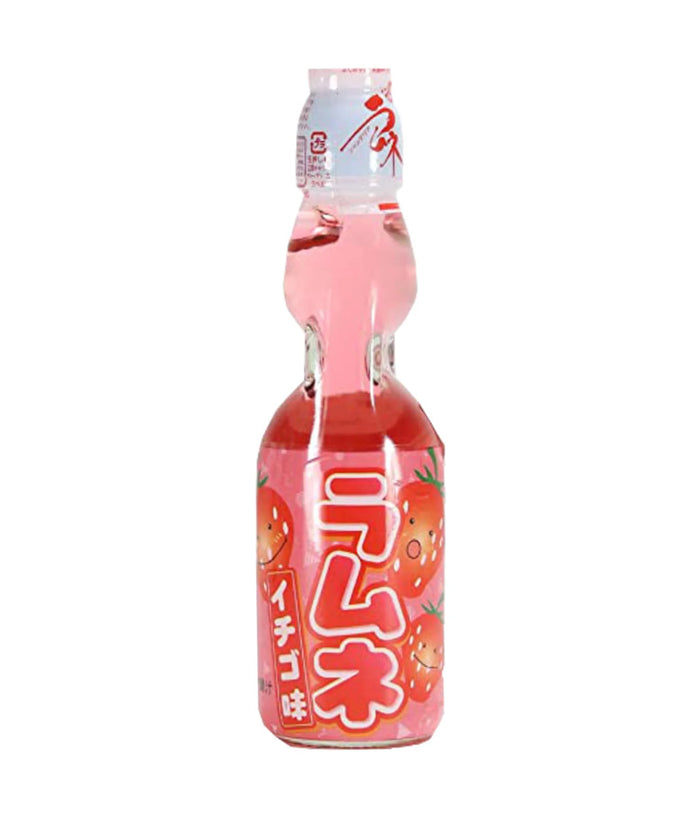 Japan Hata Ramune Glass Strawberry