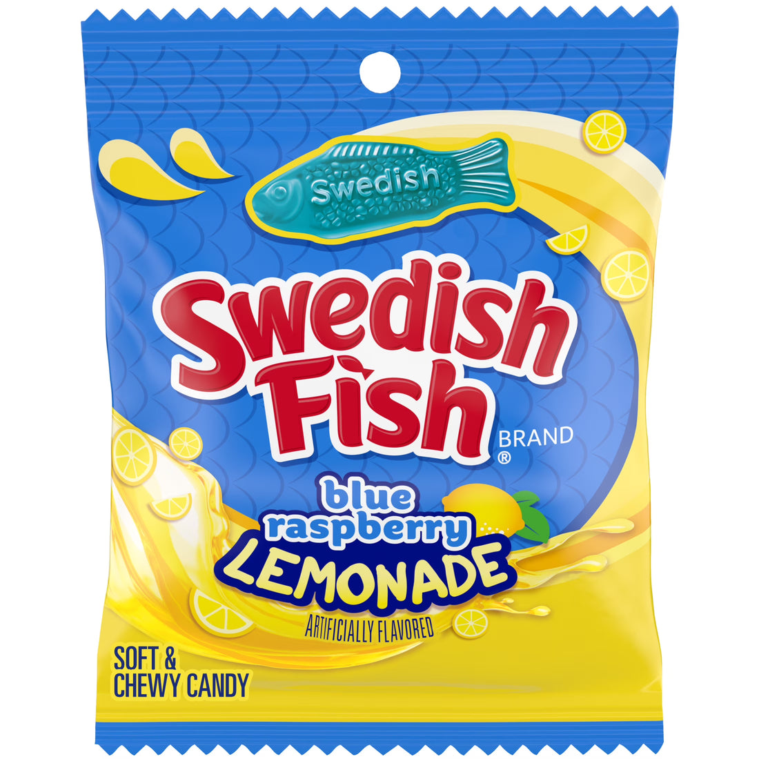 USA Swedish Fish Blue Rasp Lemonade