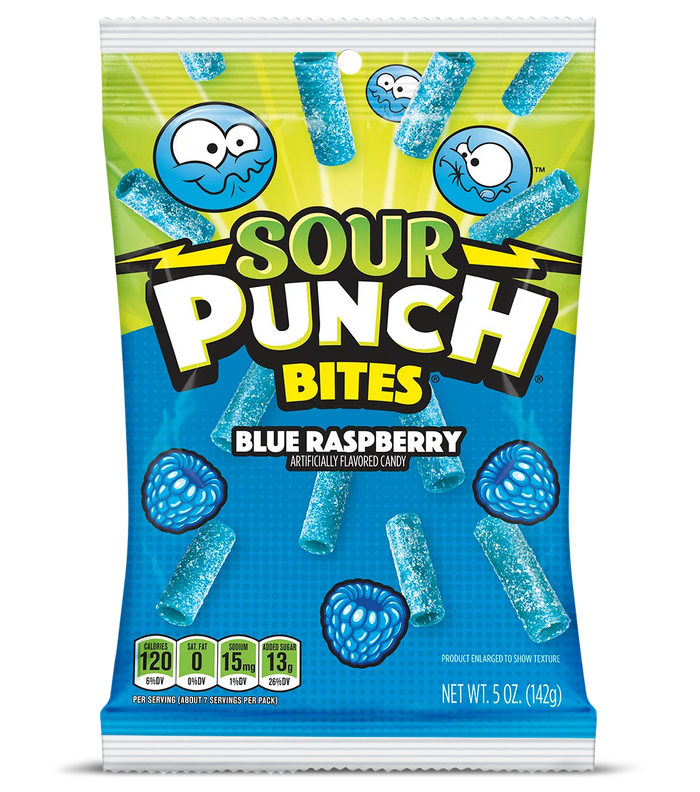 USA Sour Punch Blue Rasp