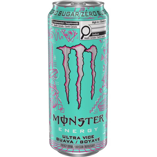 Monster Energy Vice Guava (includes bottle deposit)