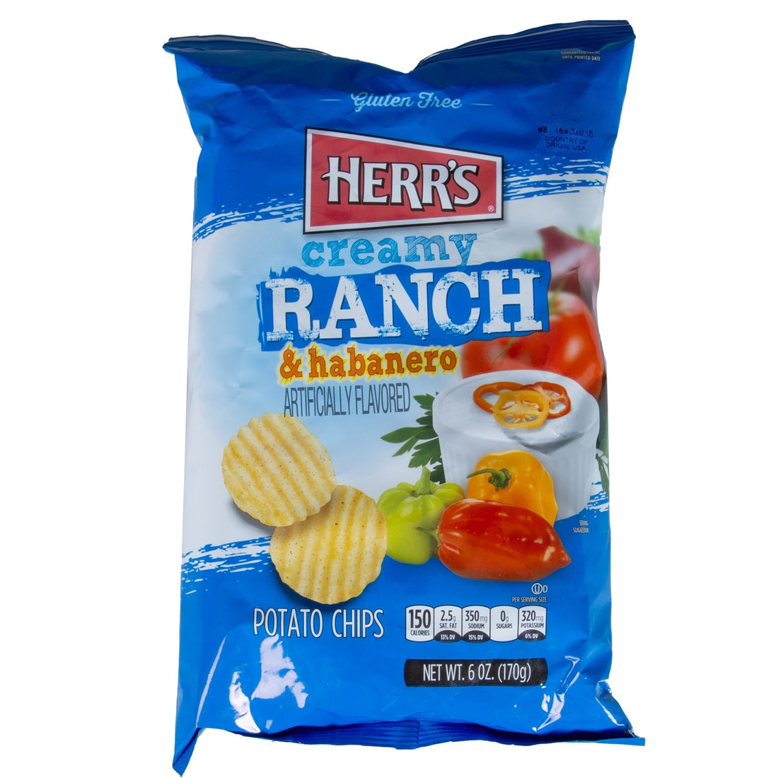 USA Herrs Chips Habanero Ranch