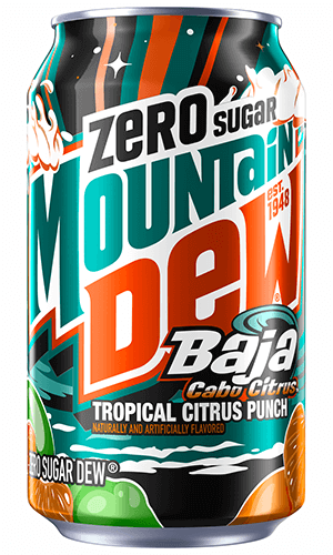 USA Mountain Dew Cabo Citrus Zero