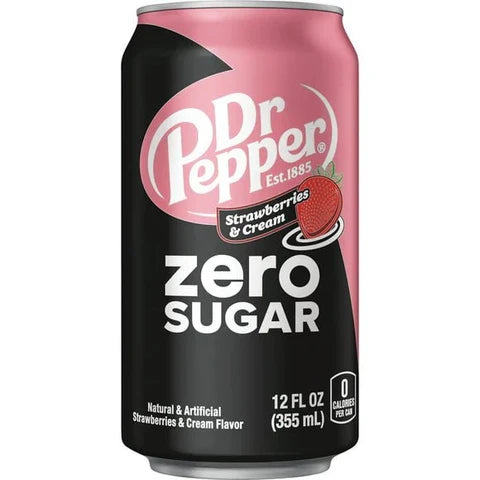 USA Dr Pepper Strawberry & Creme Zero Sugar