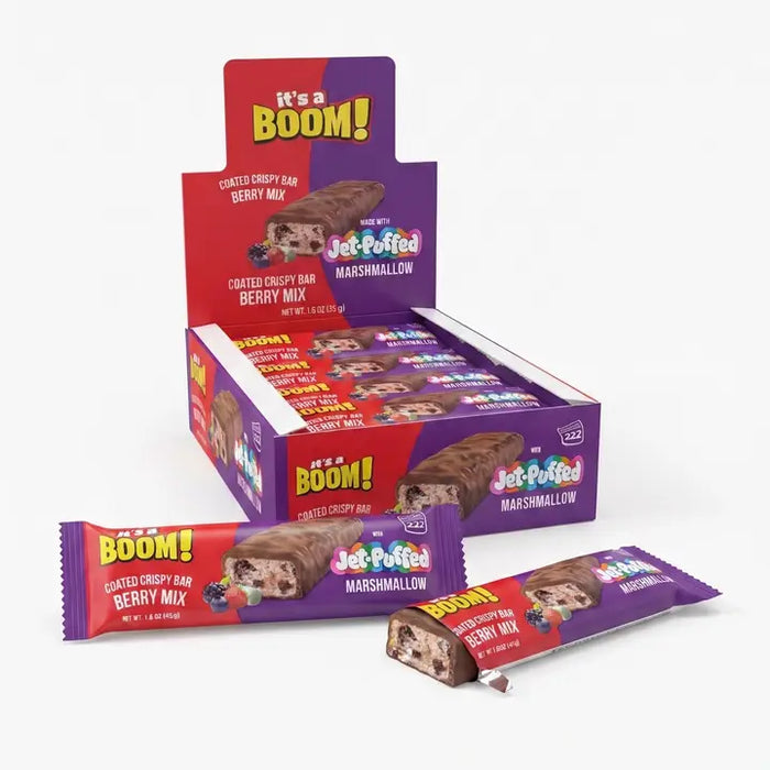 USA Boom Jet Puffed Berry Chocolate