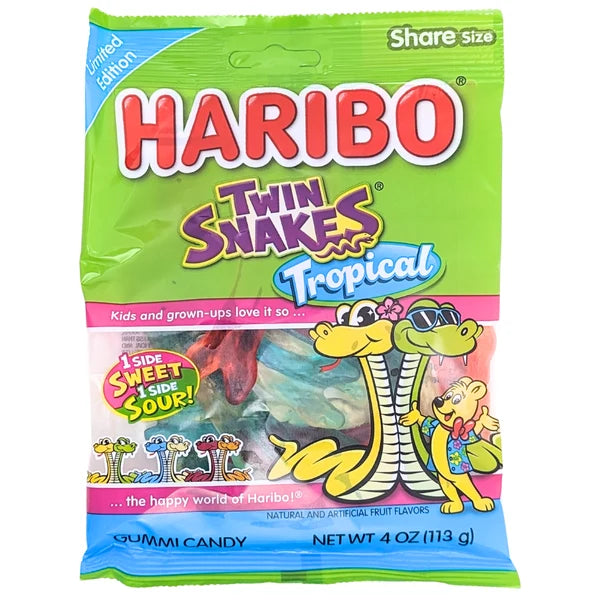 USA Haribo Twin Snakes Tropical