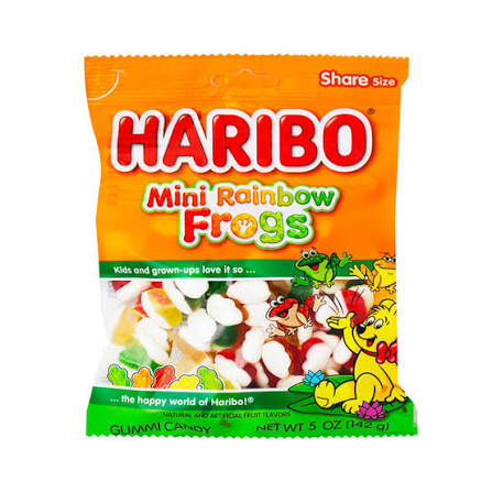 USA Haribo Mini Rainbow Frogs