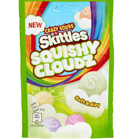 UK Skittles Squishy Cloudz Sour