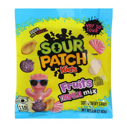 USA Sour Patch Fruits Tropical