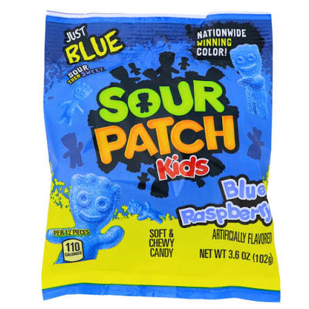 USA Sour Patch Blue Rasp