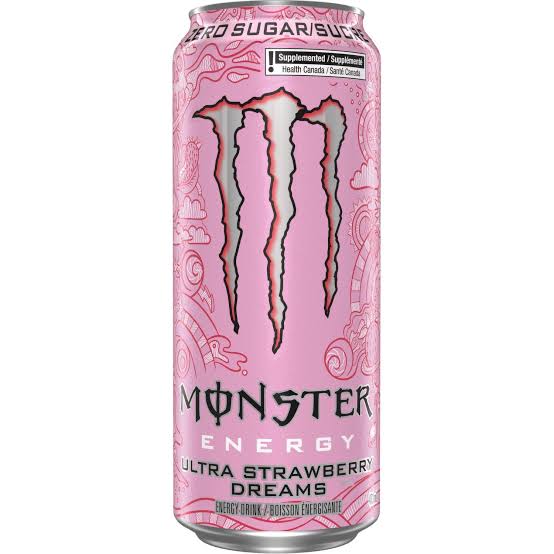 Monster Energy Ultra Strawberry (includes bottle deposit)