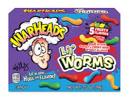USA Warheads Lil Worms Theatre Box