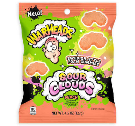 USA Warheads Peach Sour Clouds