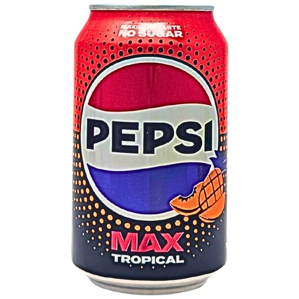 UK Pepsi Tropical Max Zero Sugar