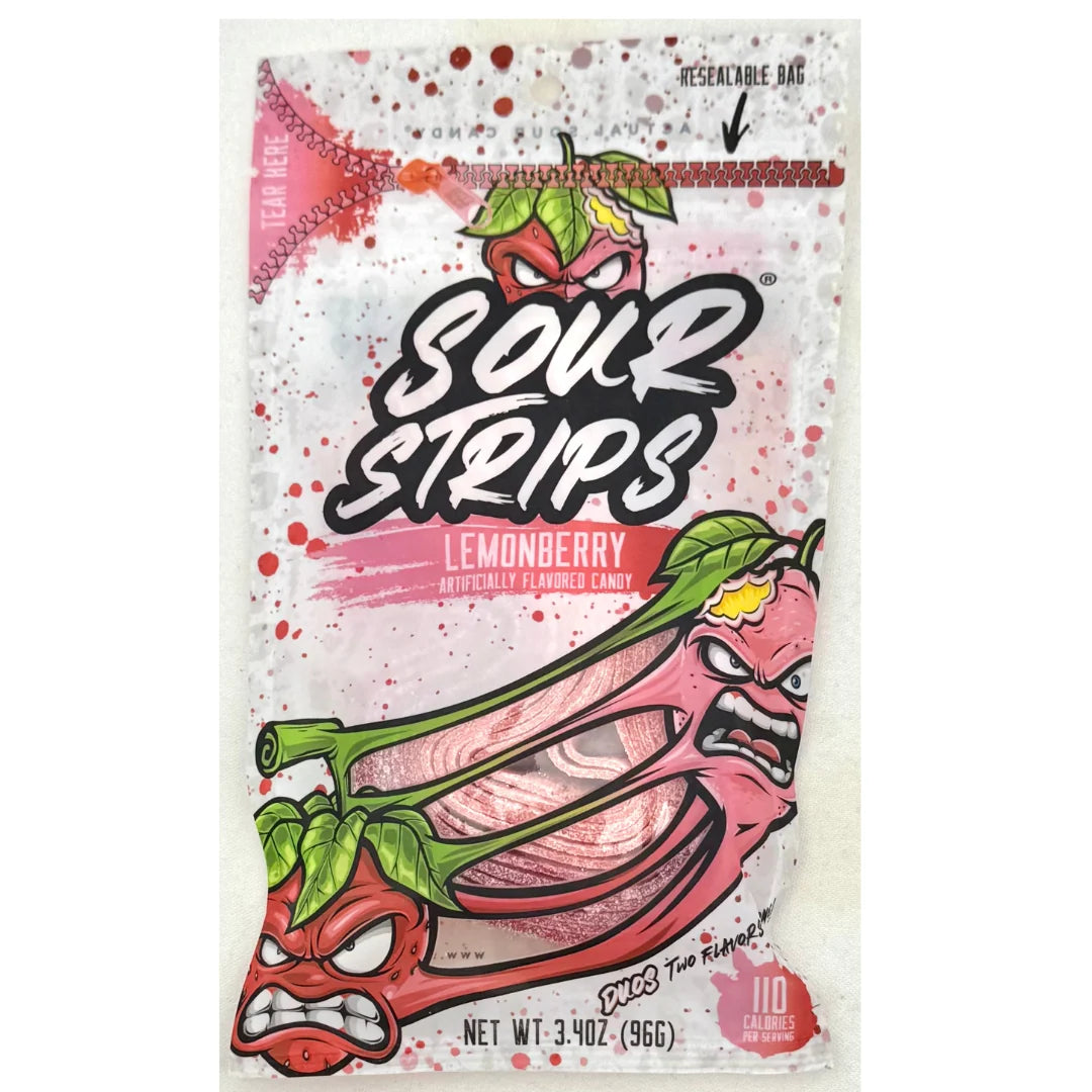 USA Sour Strips Lemonberry