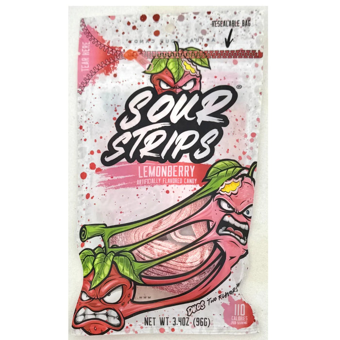 USA Sour Strips Lemonberry