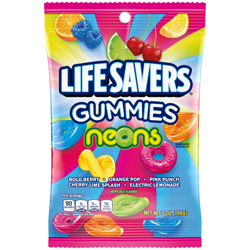 USA Lifesavers Gummy Neons