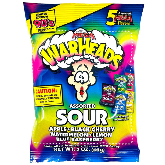 USA Warheads Hard Candy 90s Edition